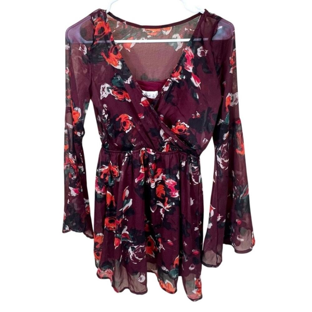 Abercrombie & Fitch Floral Mini Dress Womens Size XS